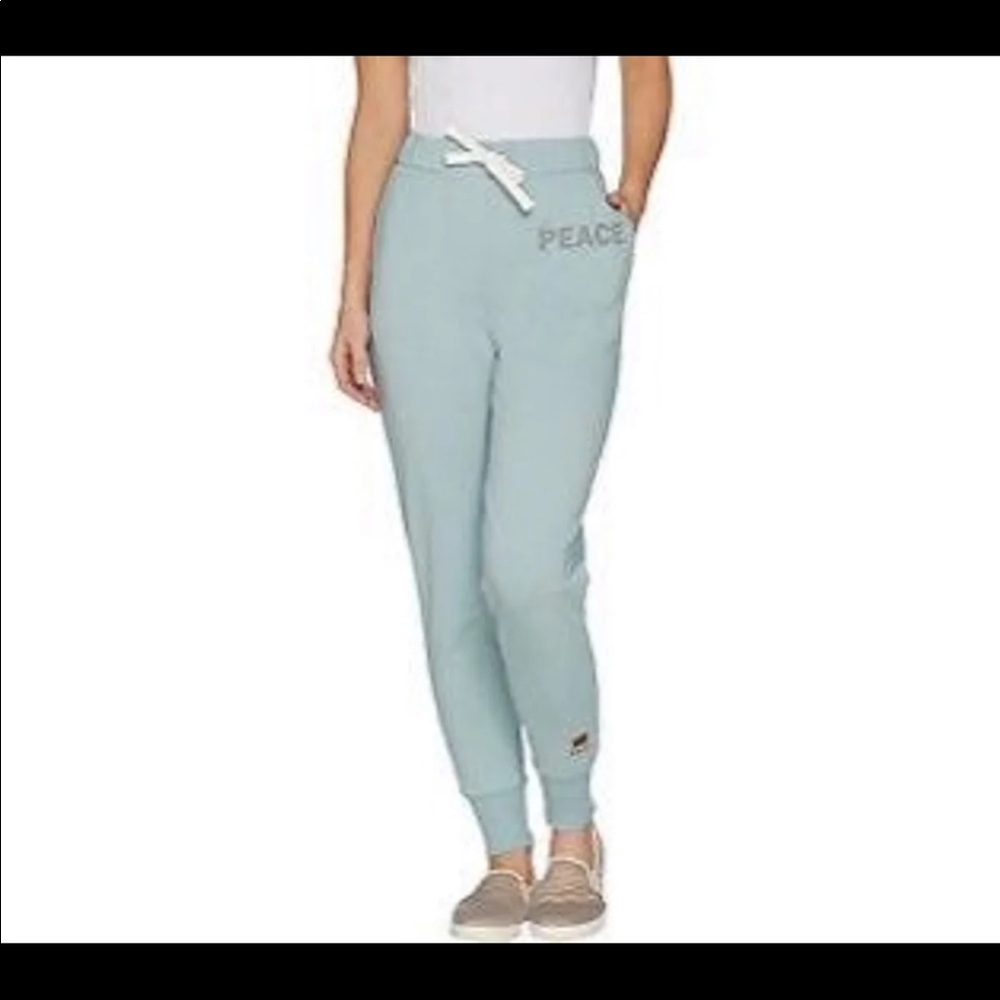 Peace Love World Joggers